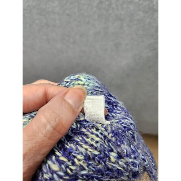 Multicolor Knit Striped Long Sleeve Sweater By LA Hearts Medium - Picture 5 of 6